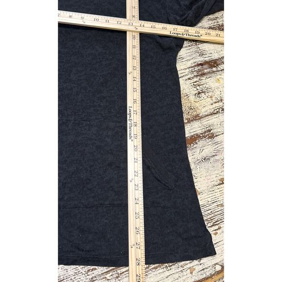 Soffe Sheer Bunout Long Sleeve Women's Size Large Black Athletic Shirt - Picture 7 of 12